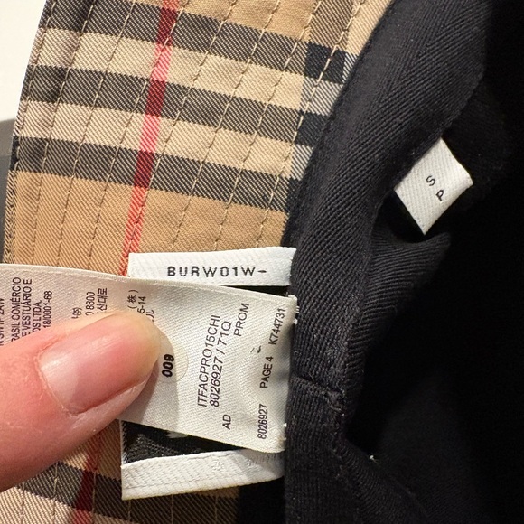 Burberry vintage Check Bucket hat - Picture 5 of 9